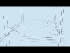 Filtre à poche d'air, filtre à plaques, équipement de découpe de cadre extérieur au profil d'aluminium