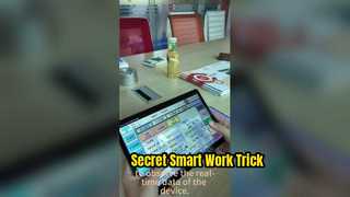 Jouer sur tablette au travail ? Télécommande réellement intelligente de la machine de production de filtres