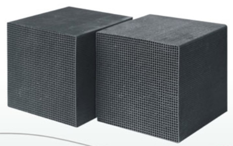 Cube de carbone actif à nid de miel Faible résistance au vent Meilleure fonction d'adsorption
