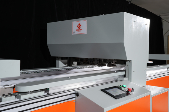 Machine à filtrer les sacs de pressage à couverture pneumatique à cinq têtes entièrement automatique