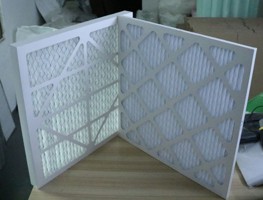 Filtre à air de Commerical G3 G4 Merv 8 Hepa pour la CAHT, filtre plissé de panneau