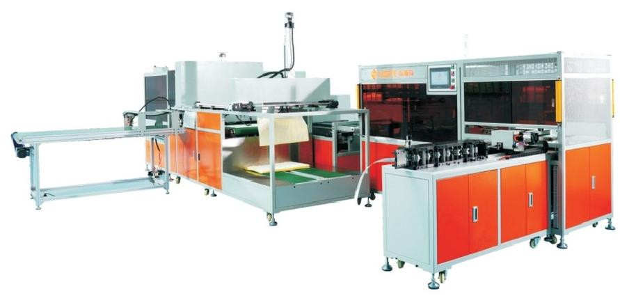 12 pièces/min Machine de pliage du filtre à air Production réussie du cadre du filtre à air