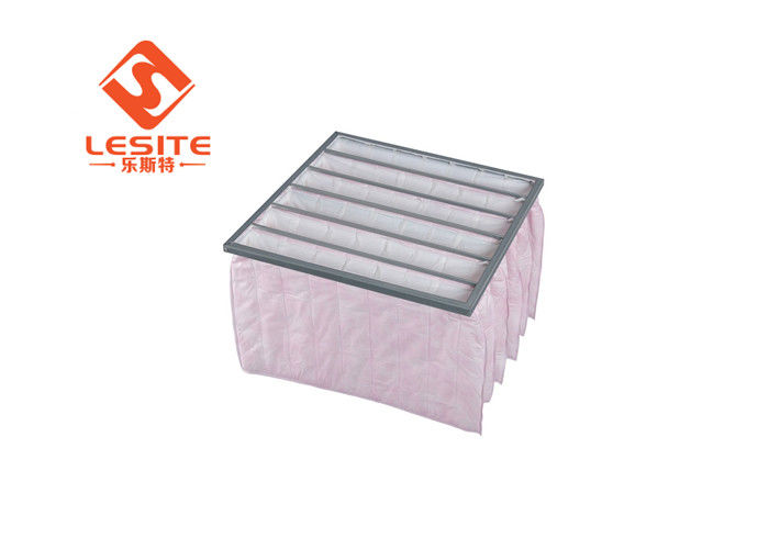 L'aluminium a réutilisé la couleur rose de la poche H14 de filtres à air lavables de sac