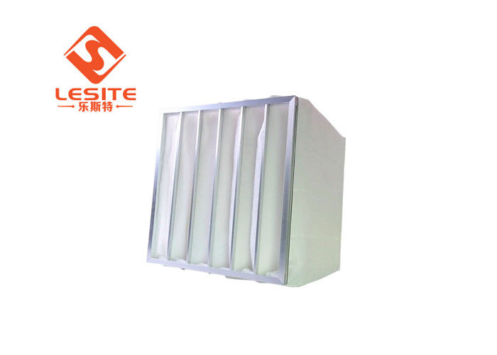 99,97% filtre à manches F9 en aluminium, filtre de fibre synthétique pour le climatiseur
